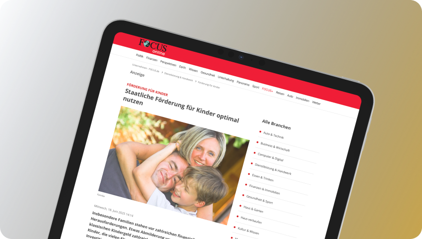 Die Deutsche Investitions- und Förderberatung AG wird regelmäßig von Medien und Fachpublikationen als Ansprechpartner für staatliche Förderungen, Vermögensaufbau und finanzielle Vorsorge genannt.